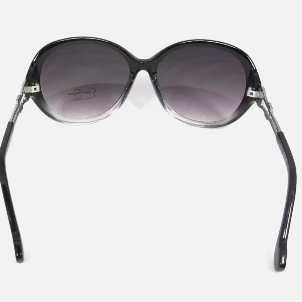 Jessica Simpson Black Oval Sunglasses